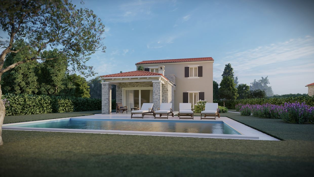 Haus mit Pool zu verkaufen in der Nähe von Tinjan