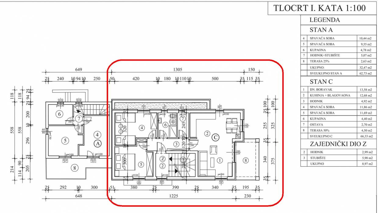 Appartamento trilocale ottima posizione Poreč