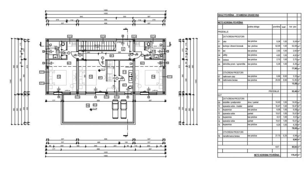 Půdorys 2 Půdorys 2